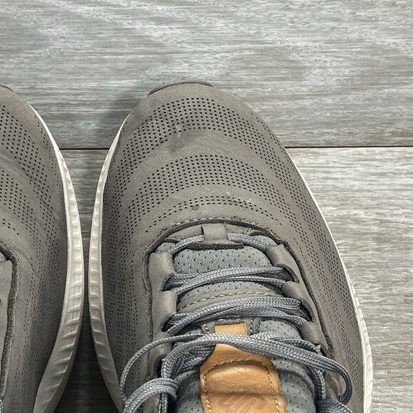 Johnston & Murphy Men’s RT1-LUXE Gray Suede Sneakers Size 10 M - Picture 8 of 10